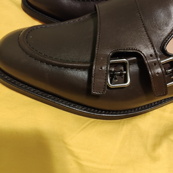 Church\'s Rich Brown Leather Monk Strap Loafers main image 5